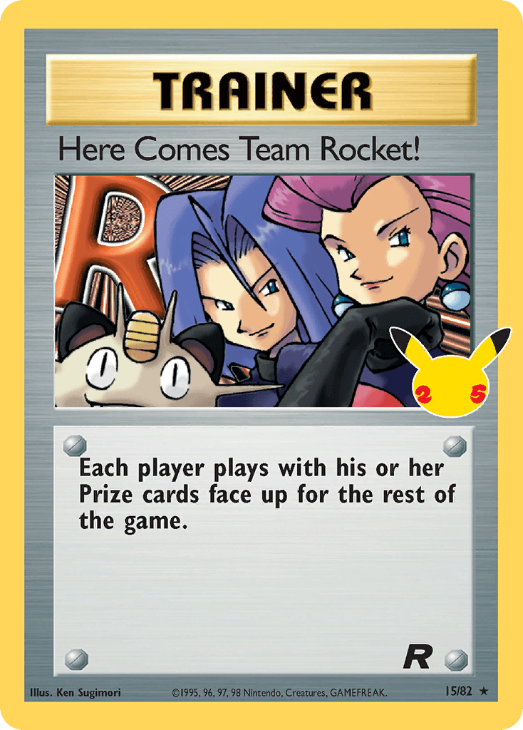 Here Comes Team Rocket! — Celebrations: Classic Collection Pokemon card