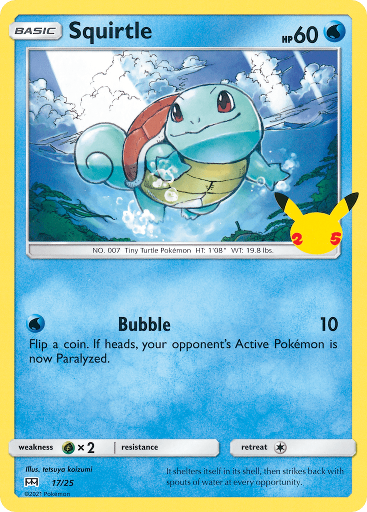 Squirtle — McDonald's Collection 2021 Pokemon card