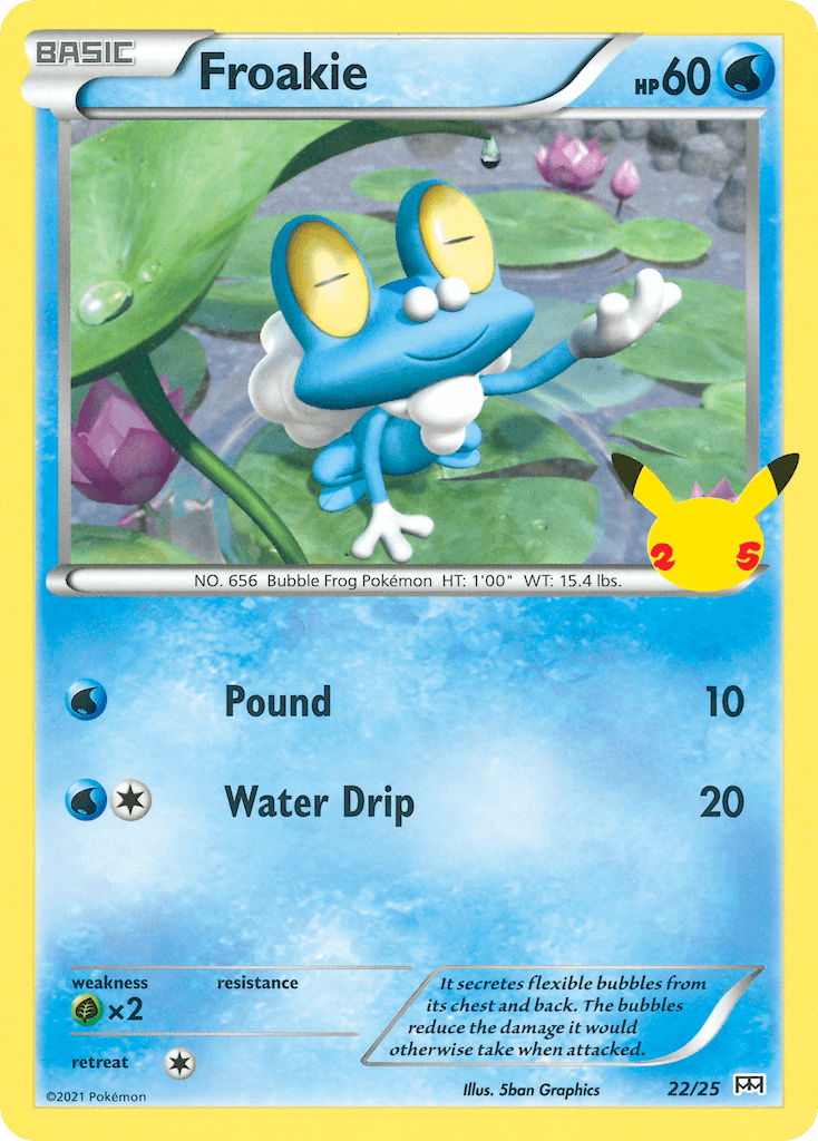 Froakie — McDonald's Collection 2021 Pokemon card