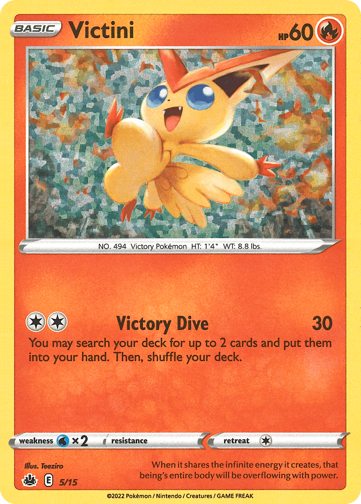 Victini — McDonald's Collection 2022 Pokemon card