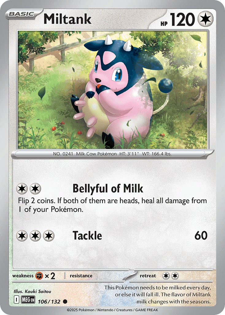 Miltank — Mega Evolution Pokemon card