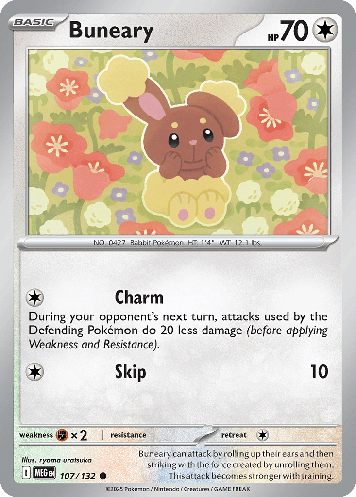 Buneary — Mega Evolution Pokemon card