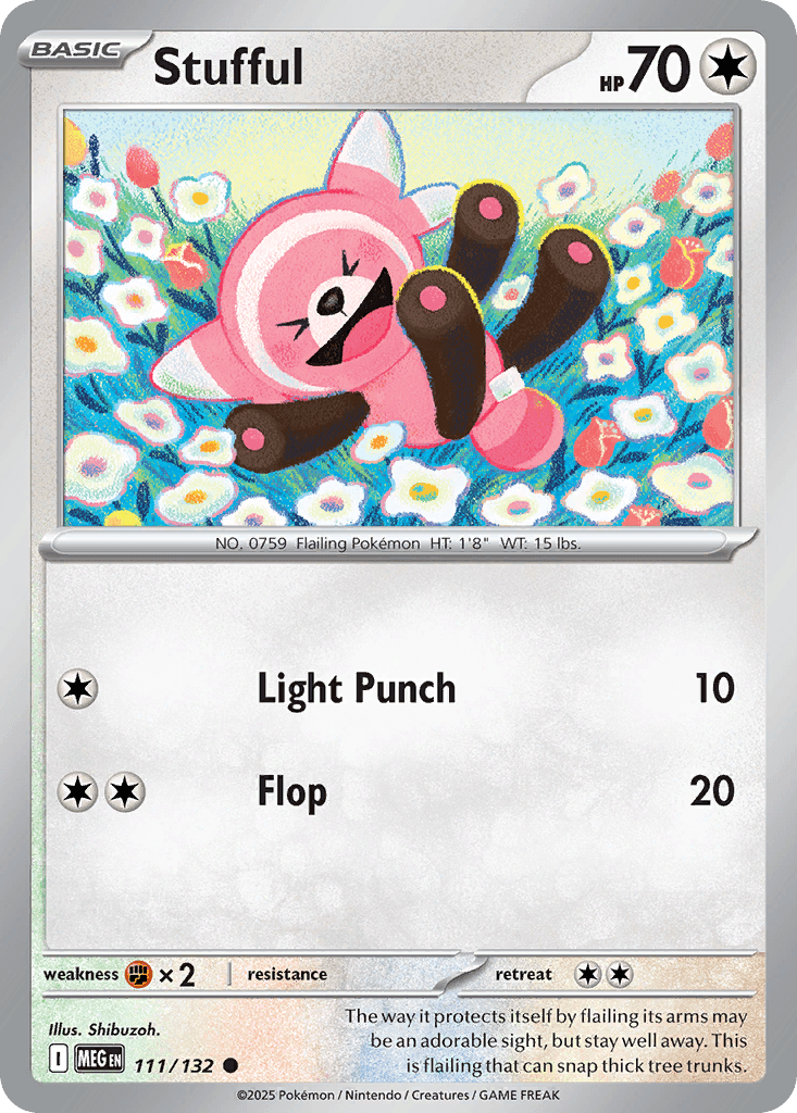 Stufful — Mega Evolution Pokemon card