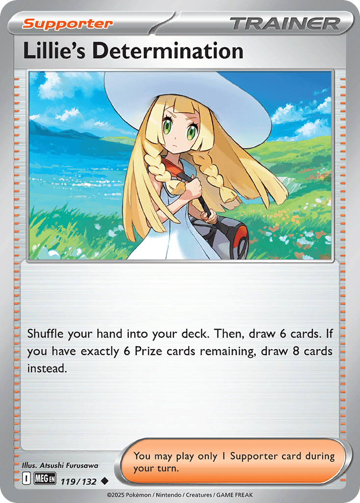 Lillie's Determination — Mega Evolution Pokemon card