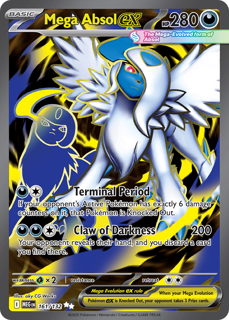 Mega Absol ex — Mega Evolution Pokemon card