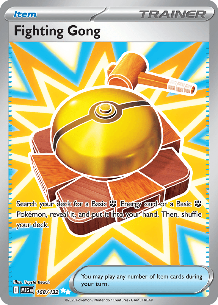 Fighting Gong — Mega Evolution Pokemon card