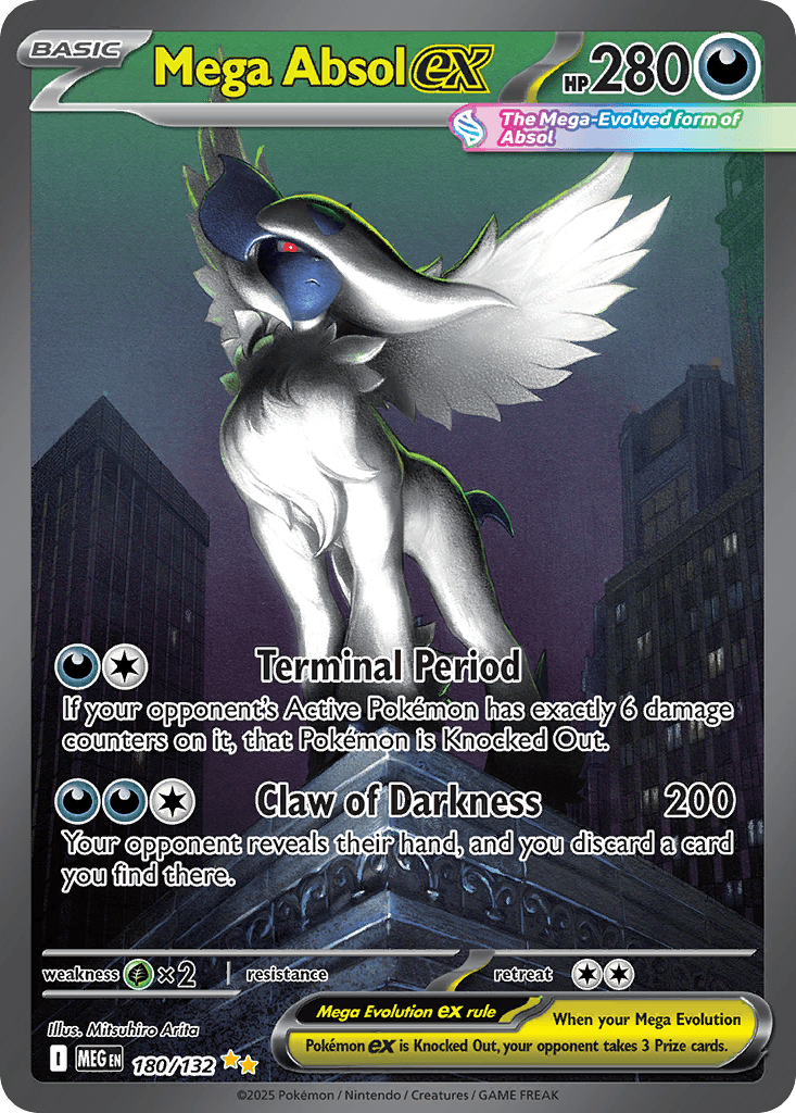 Mega Absol ex — Mega Evolution Pokemon card