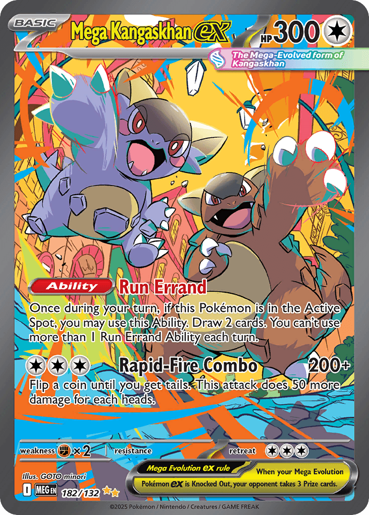 Mega Kangaskhan ex — Mega Evolution Pokemon card
