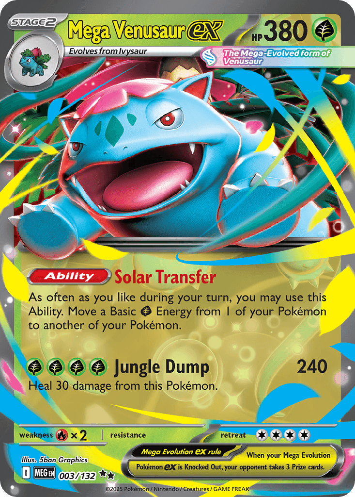 Mega Venusaur ex — Mega Evolution Pokemon card