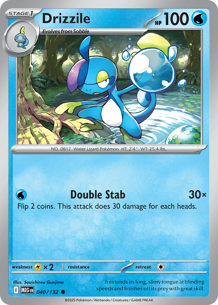Drizzile — Mega Evolution Pokemon card