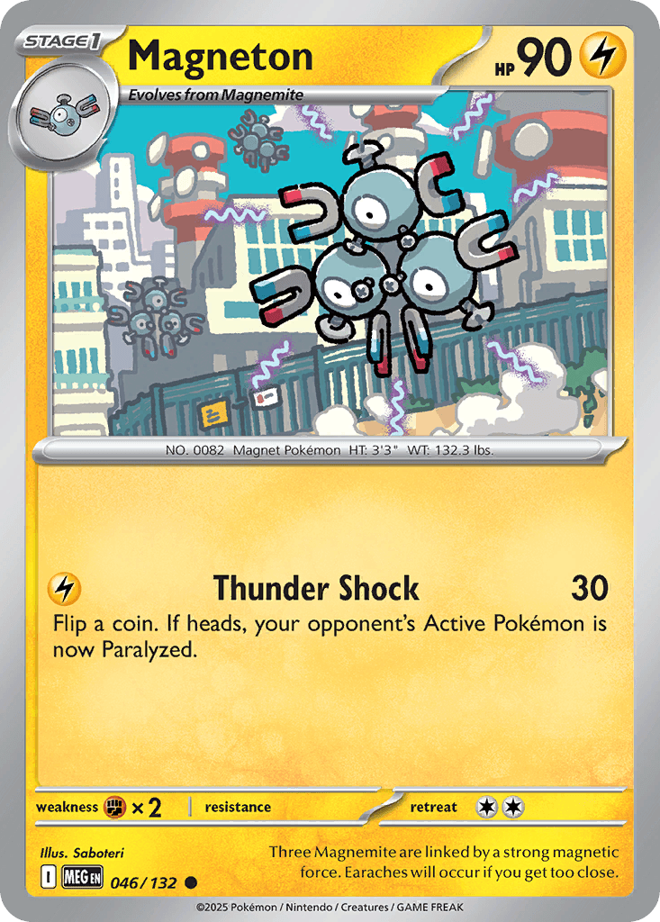 Magneton — Mega Evolution Pokemon card