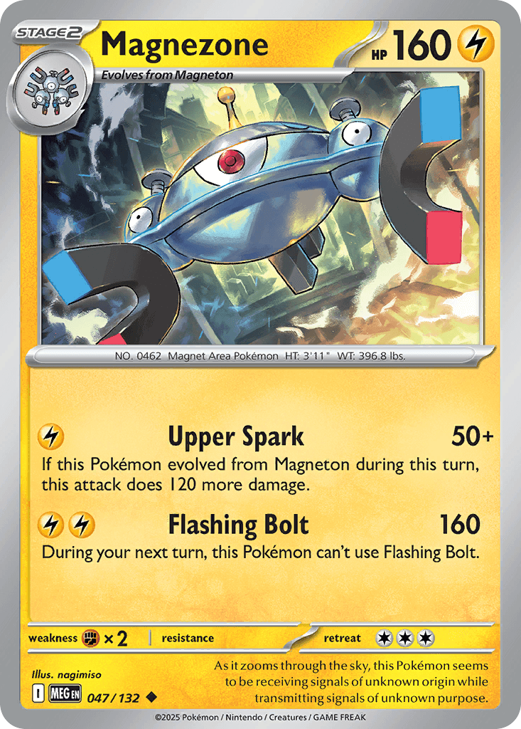 Magnezone — Mega Evolution Pokemon card