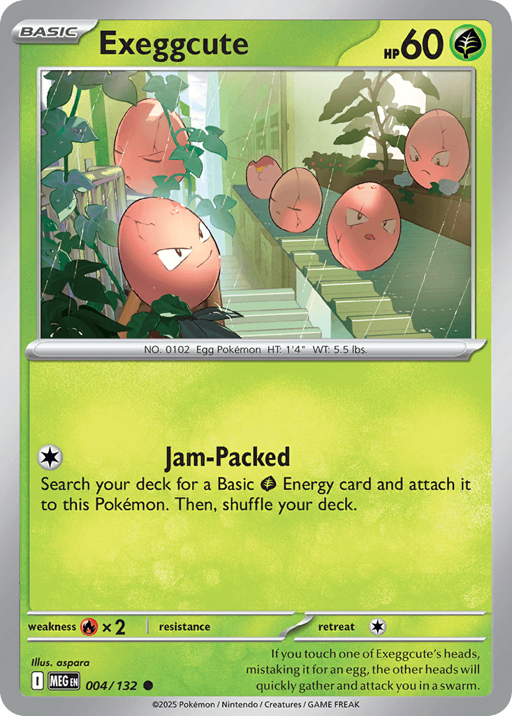 Exeggcute — Mega Evolution Pokemon card
