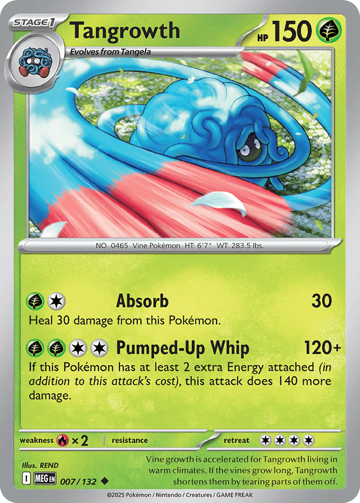 Tangrowth — Mega Evolution Pokemon card