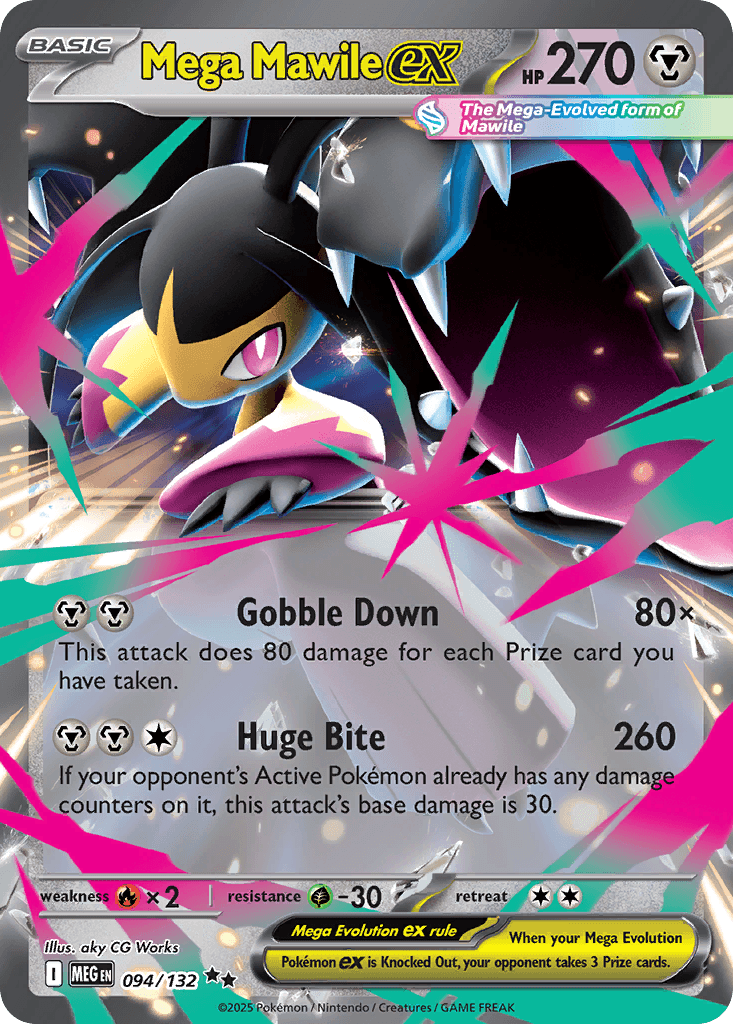 Mega Mawile ex — Mega Evolution Pokemon card