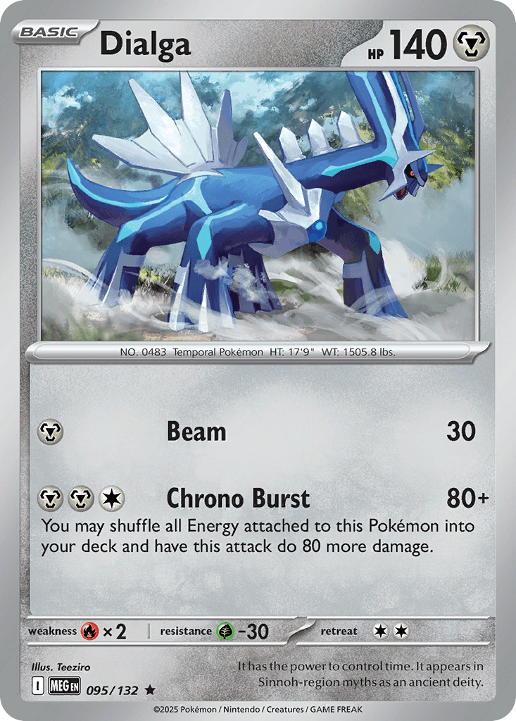 Dialga — Mega Evolution Pokemon card