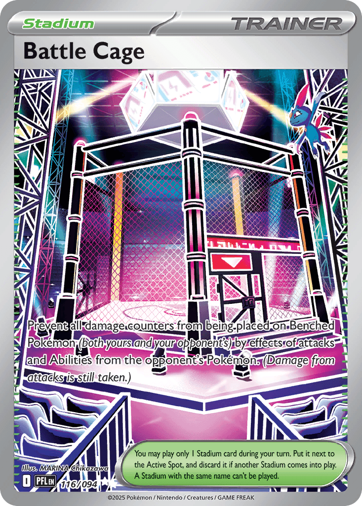 Battle Cage — Phantasmal Flames Pokemon card