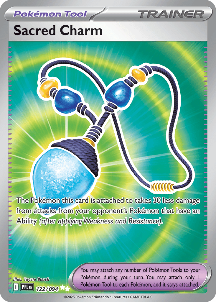 Sacred Charm — Phantasmal Flames Pokemon card