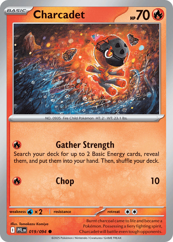 Charcadet — Phantasmal Flames Pokemon card