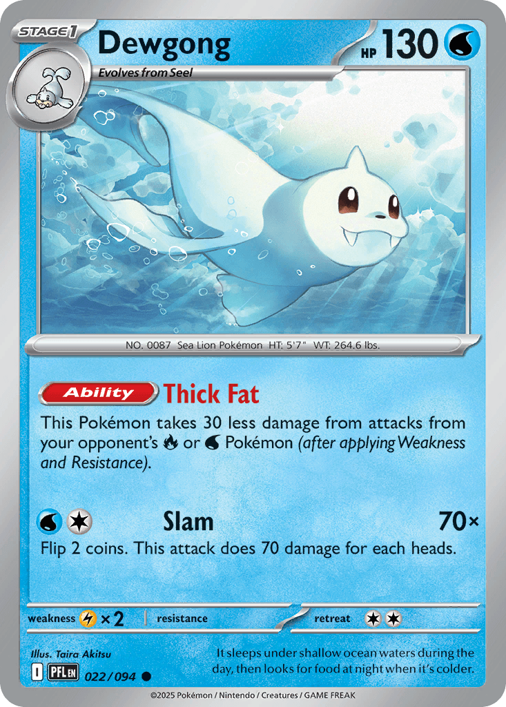 Dewgong — Phantasmal Flames Pokemon card