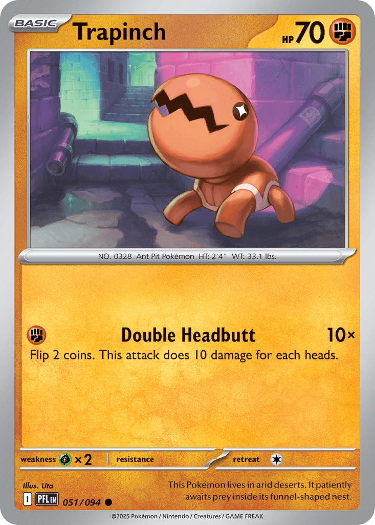 Trapinch — Phantasmal Flames Pokemon card