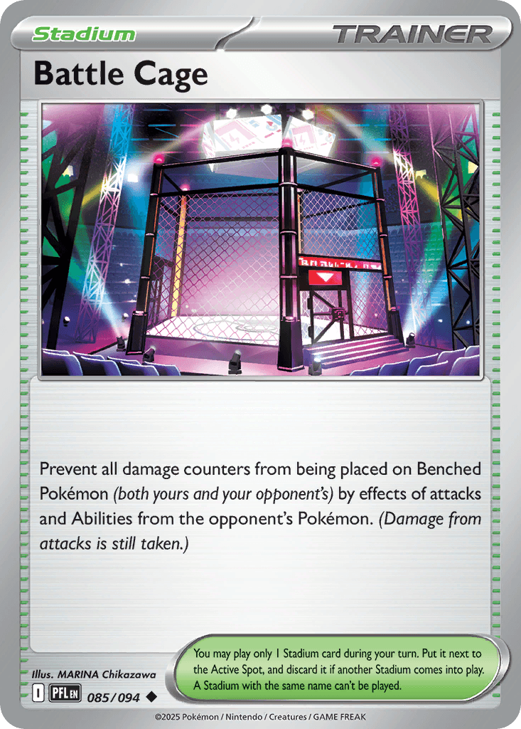 Battle Cage — Phantasmal Flames Pokemon card