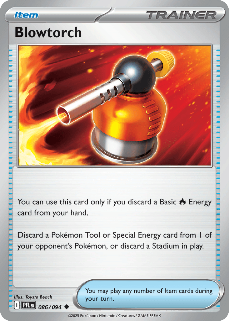 Blowtorch — Phantasmal Flames Pokemon card