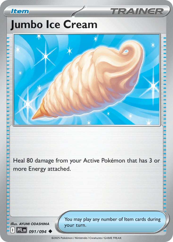 Jumbo Ice Cream — Phantasmal Flames Pokemon card