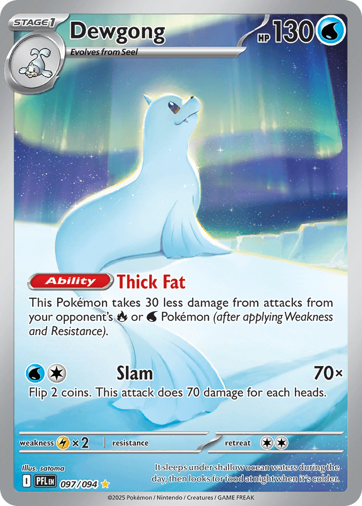 Dewgong — Phantasmal Flames Pokemon card
