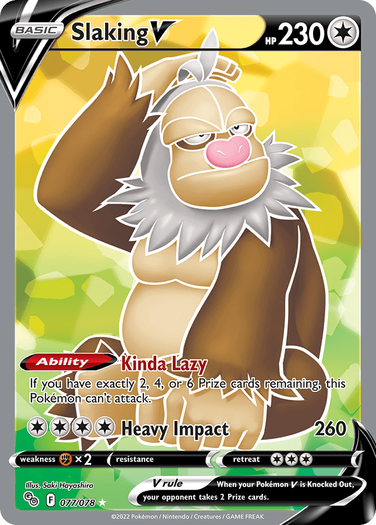 Slaking V — Pokémon GO Pokemon card