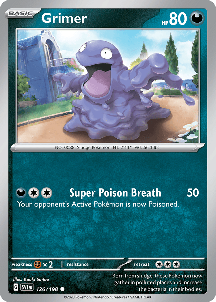 Grimer — Scarlet & Violet Pokemon card