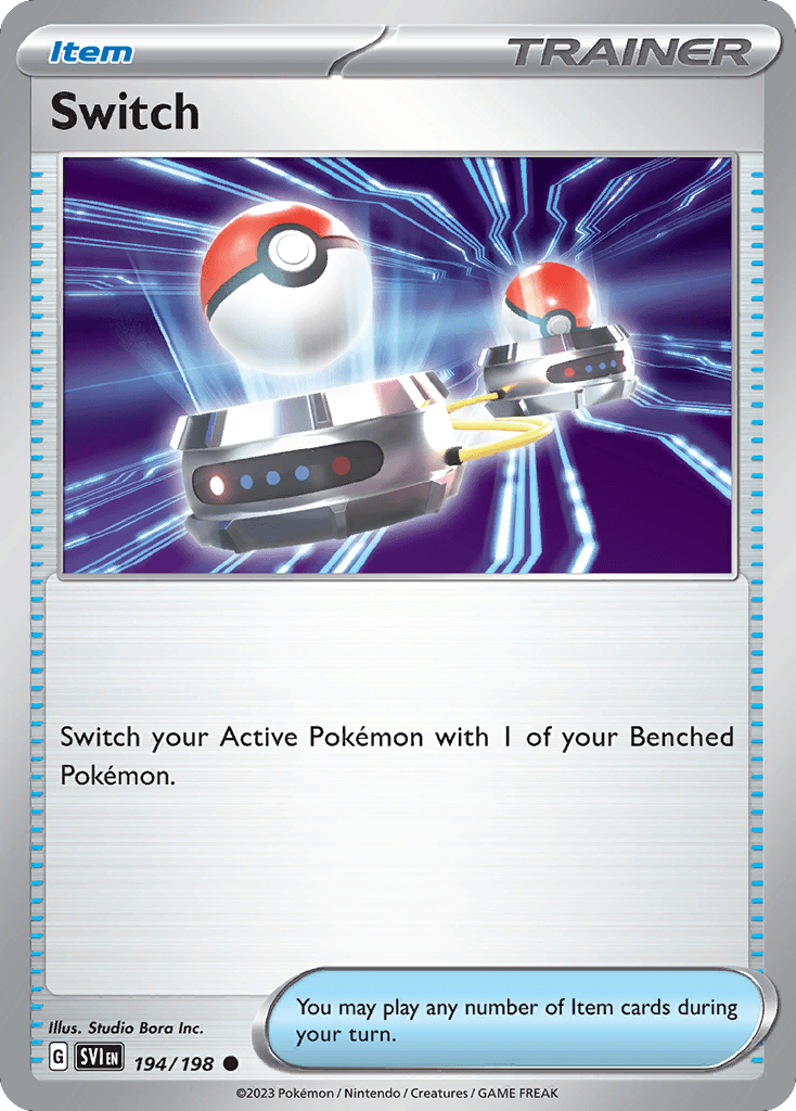 Switch — Scarlet & Violet Pokemon card