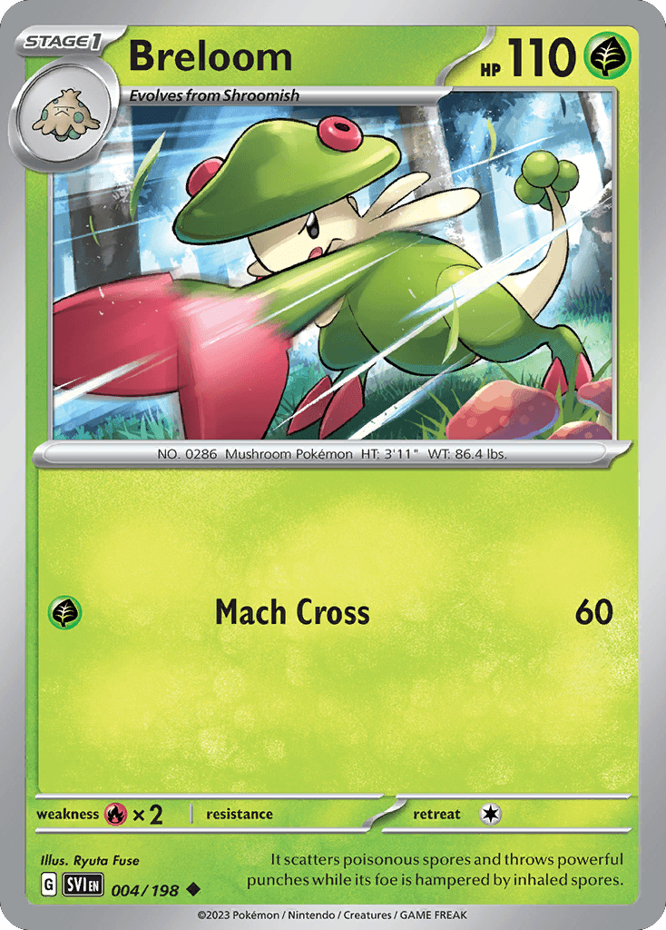 Breloom — Scarlet & Violet Pokemon card