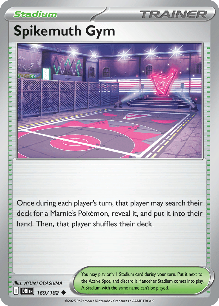 Spikemuth Gym — Destined Rivals Pokemon card