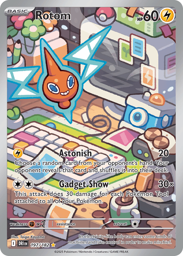 Rotom — Destined Rivals Pokemon card