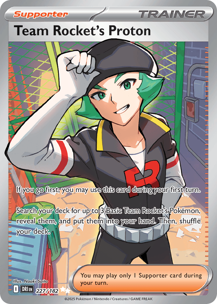 Team Rocket's Proton — Destined Rivals Pokemon card