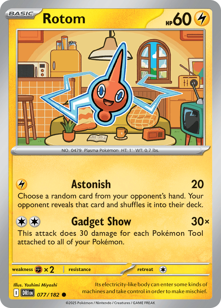 Rotom — Destined Rivals Pokemon card