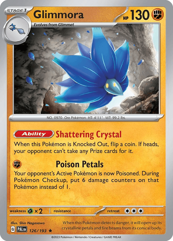 Glimmora — Paldea Evolved Pokemon card