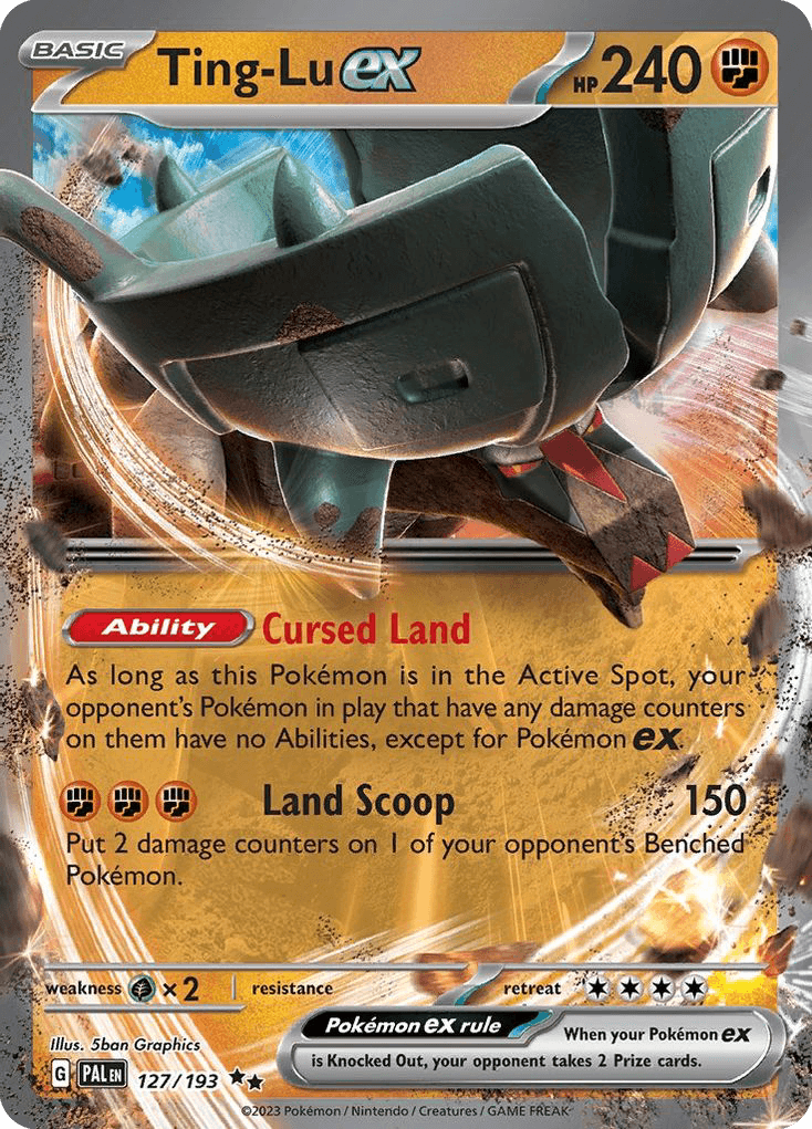 Ting-Lu ex — Paldea Evolved Pokemon card