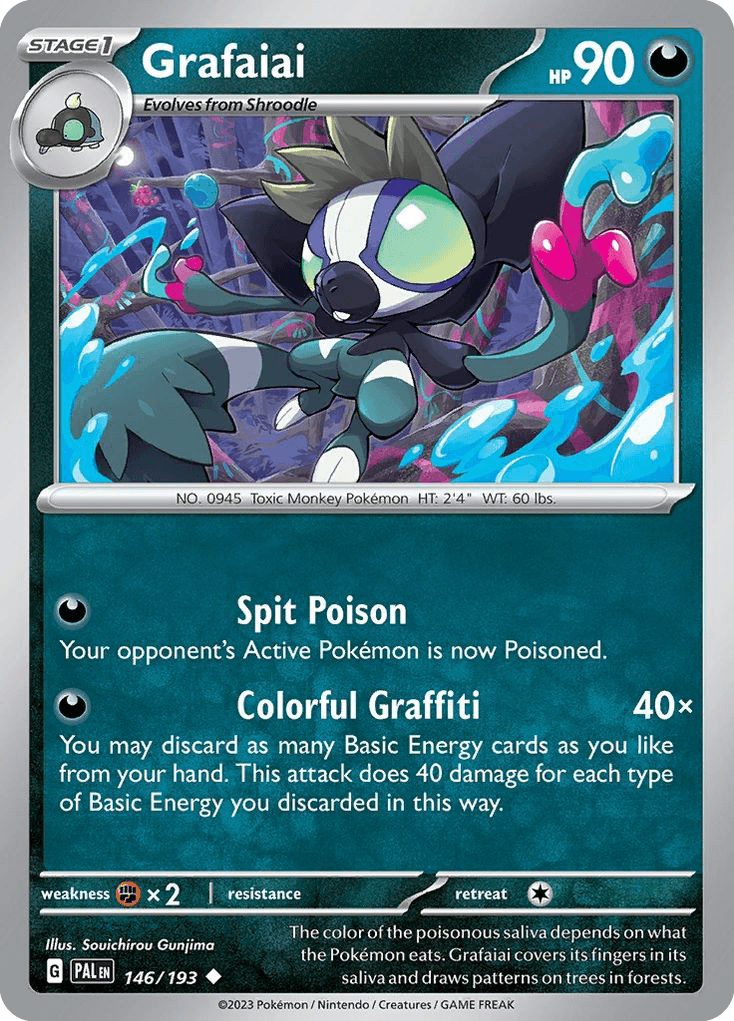 Grafaiai — Paldea Evolved Pokemon card