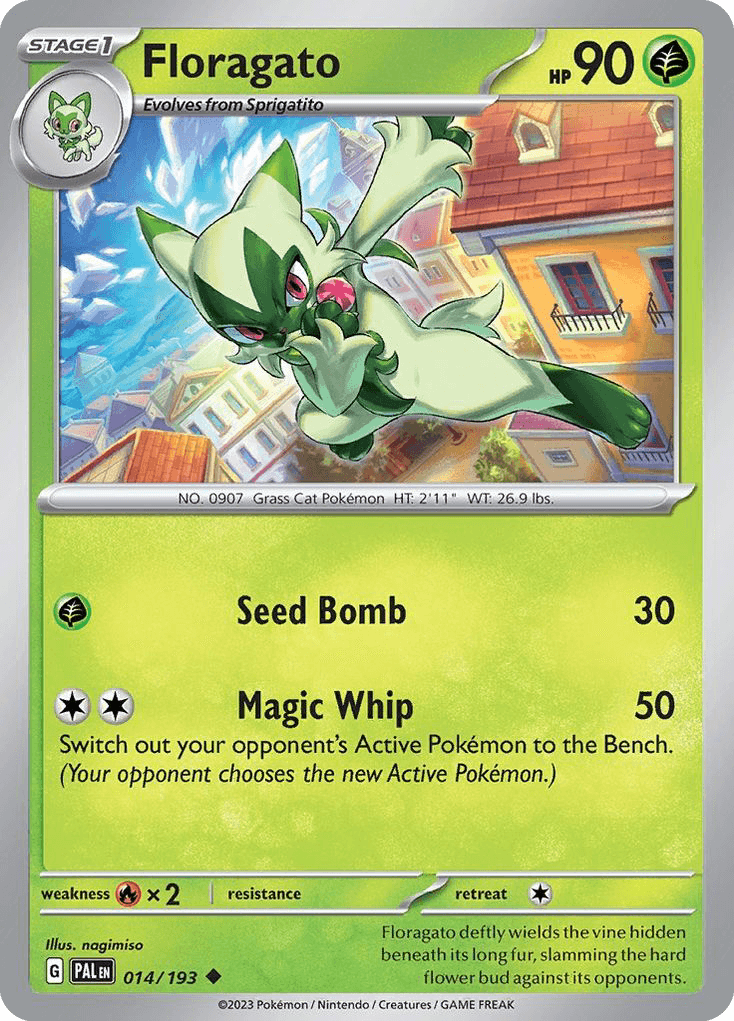 Floragato — Paldea Evolved Pokemon card
