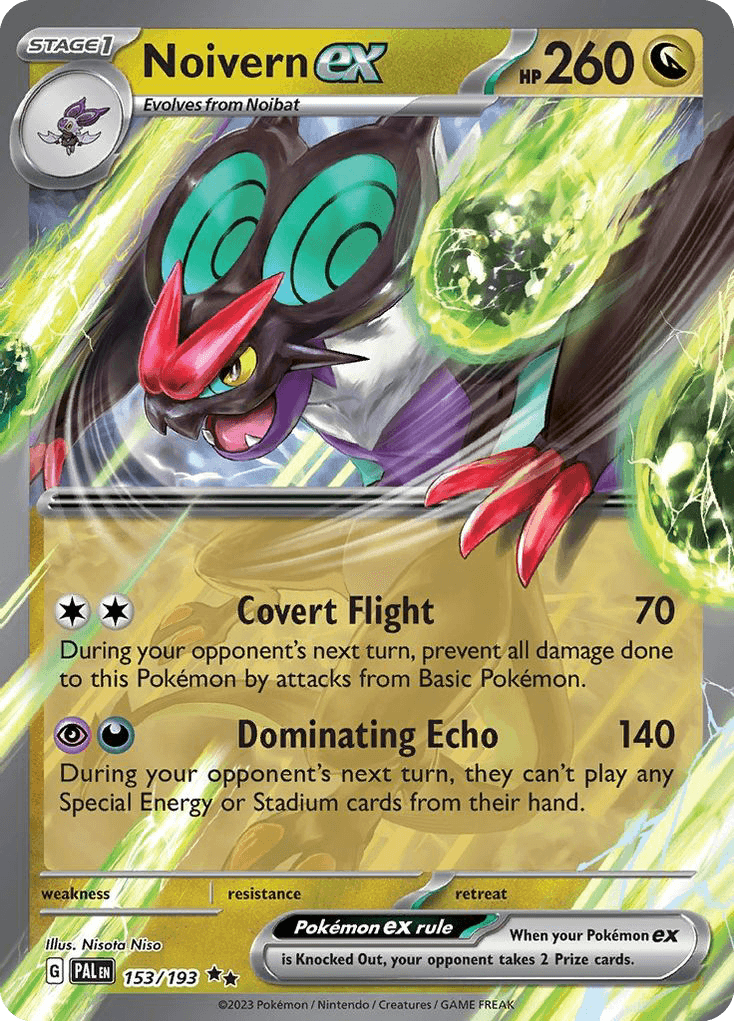 Noivern ex — Paldea Evolved Pokemon card