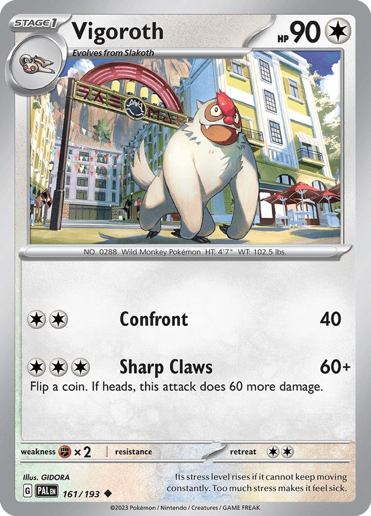 Vigoroth — Paldea Evolved Pokemon card