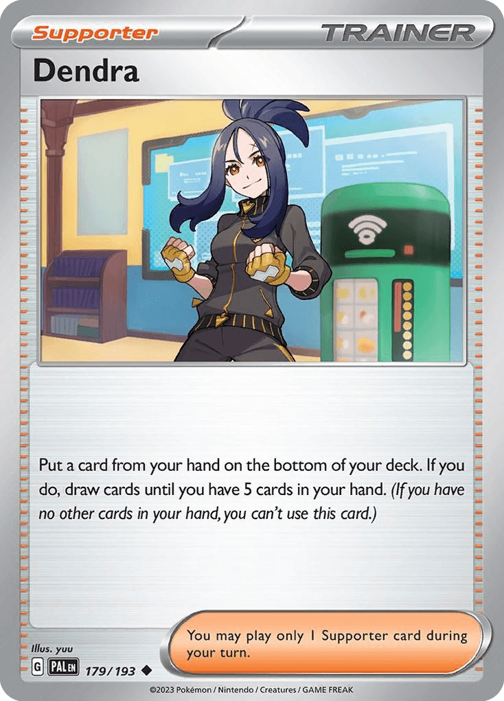 Dendra — Paldea Evolved Pokemon card