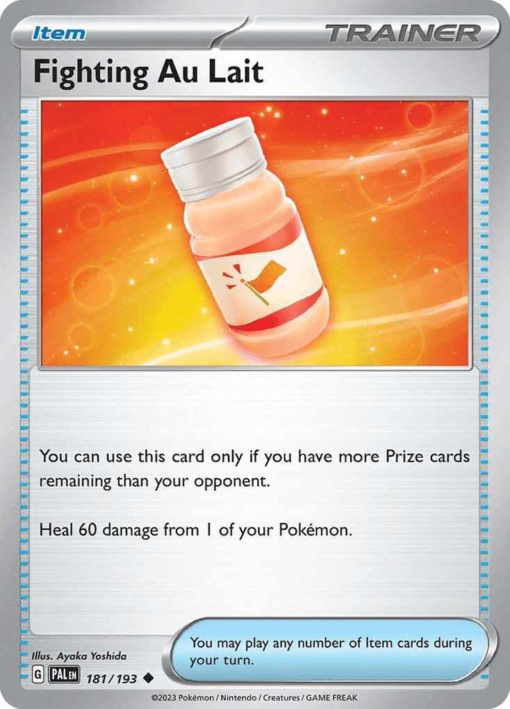 Fighting Au Lait — Paldea Evolved Pokemon card