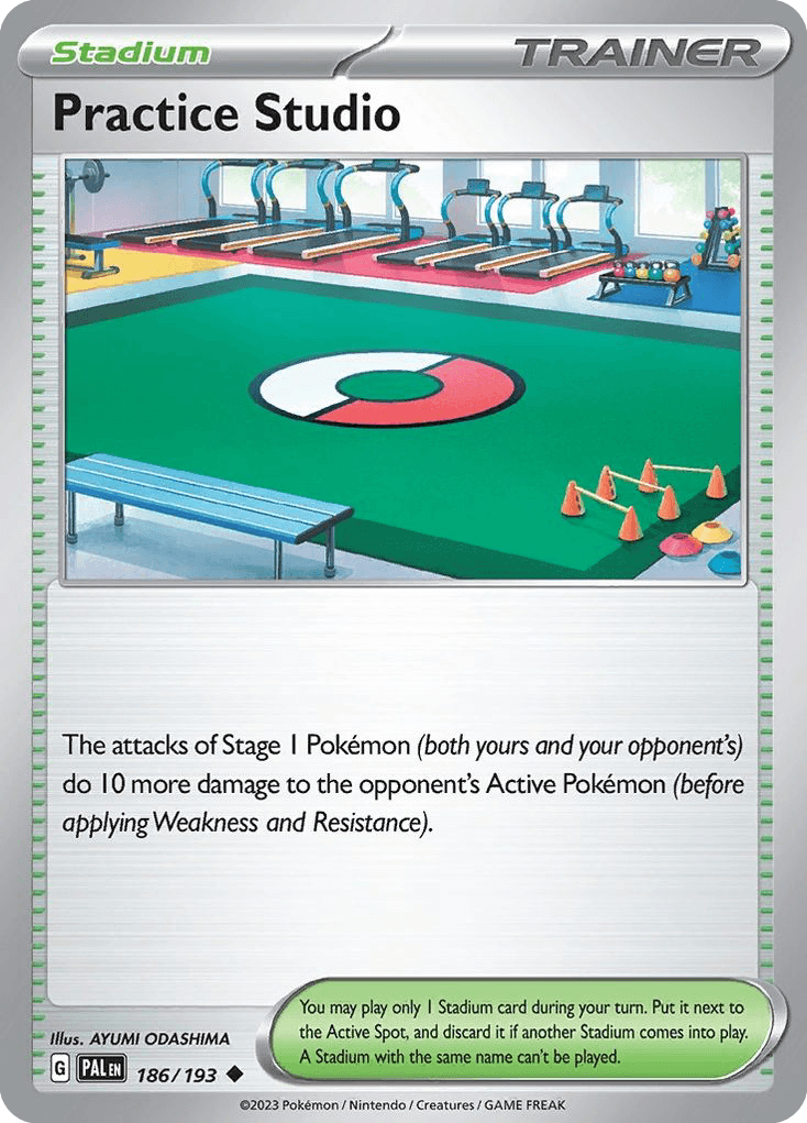 Practice Studio — Paldea Evolved Pokemon card
