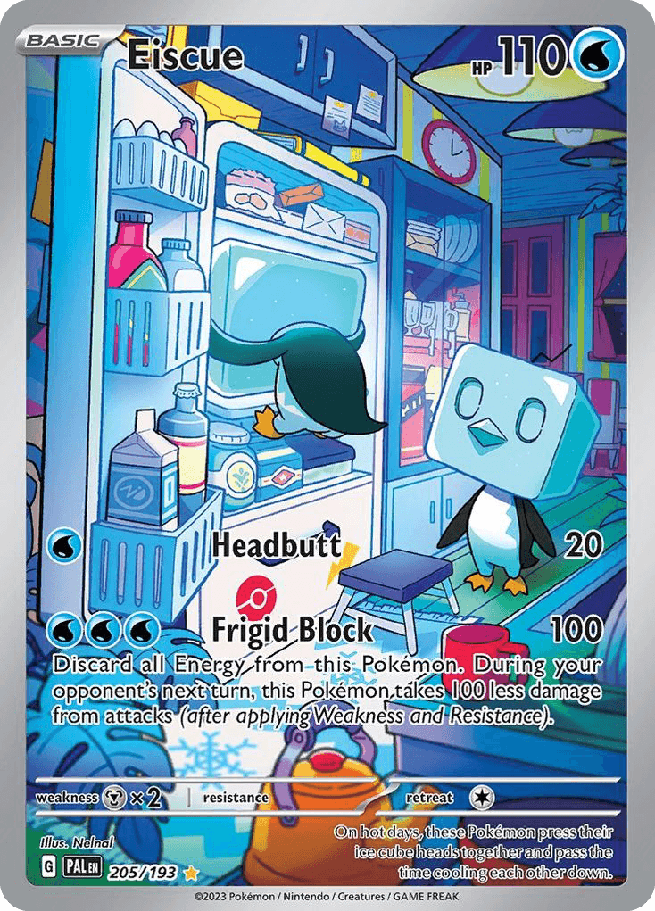 Eiscue — Paldea Evolved Pokemon card