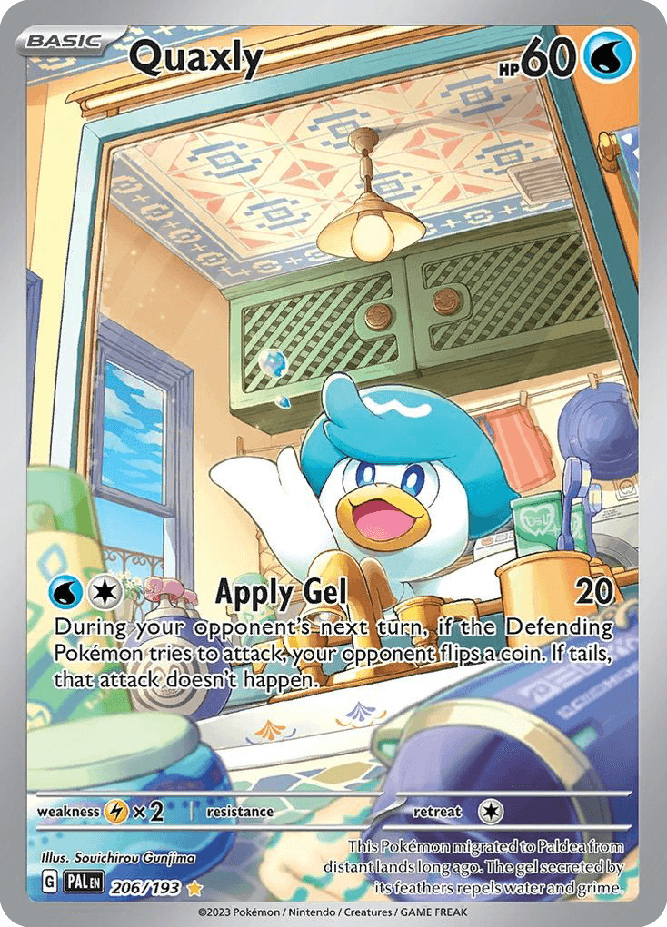 Quaxly — Paldea Evolved Pokemon card