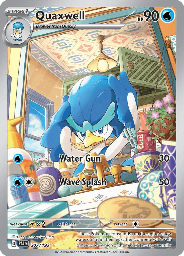 Quaxwell — Paldea Evolved Pokemon card