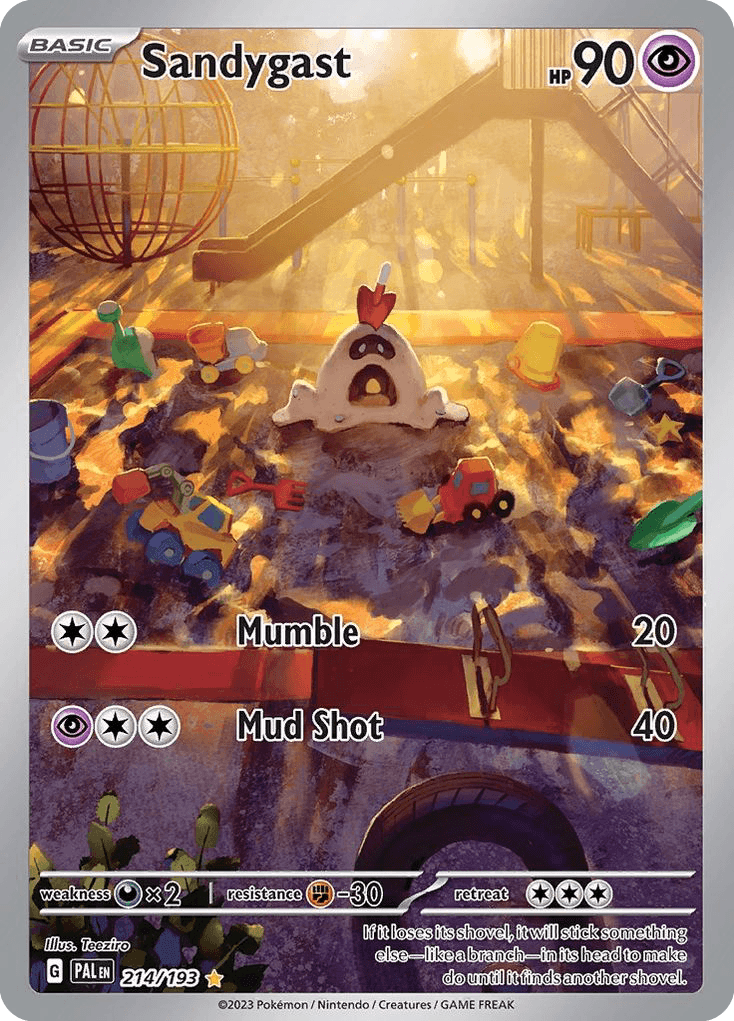 Sandygast — Paldea Evolved Pokemon card